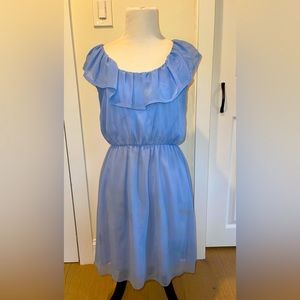 Francesca’s Light Powder Blue Mini Dress
